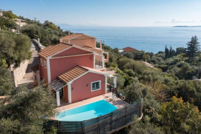 Seaview Villa Leana with Private Pool by Konnect, Nisaki